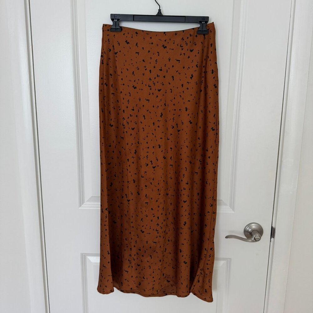 J.O.A. Satin Maxi Skirt